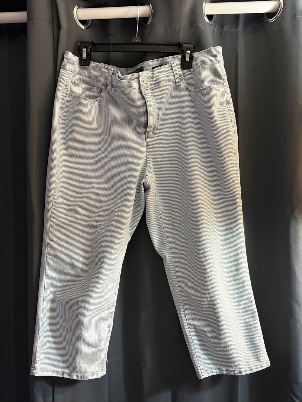 Light Blue  striped Women’s pants